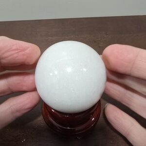 White Adventurine Crystal Sphere 50 mm